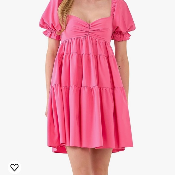 Classic Sweetheart Tiered Mini Dres - Picture 2 of 5